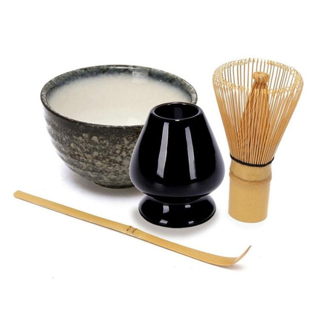 4  in 1 Tea Ceremony Matcha Ceramic Tea Bowl