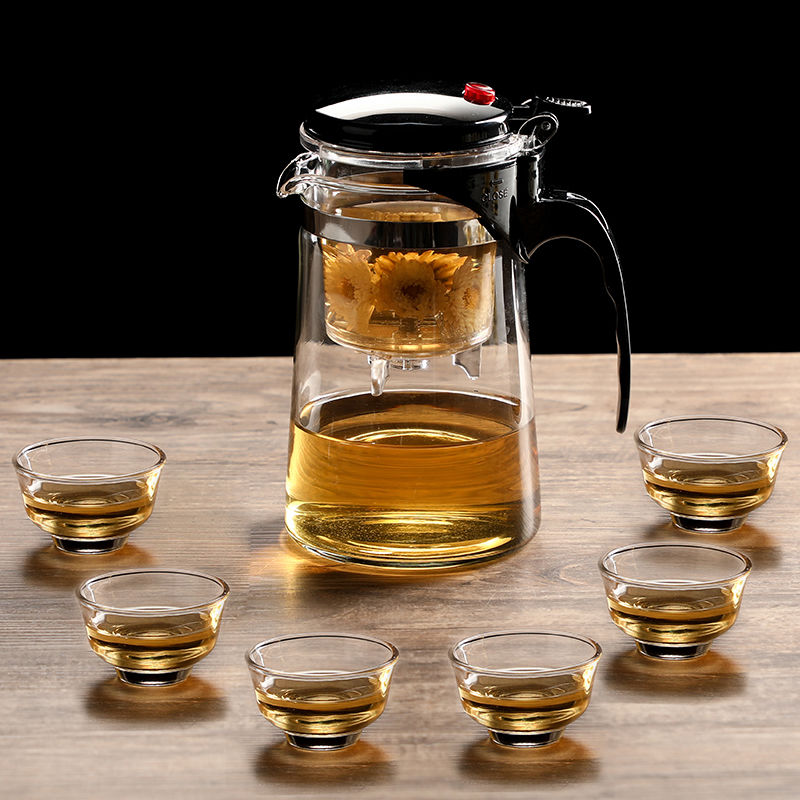 Tea Infuser Tea Set w/6 Cups