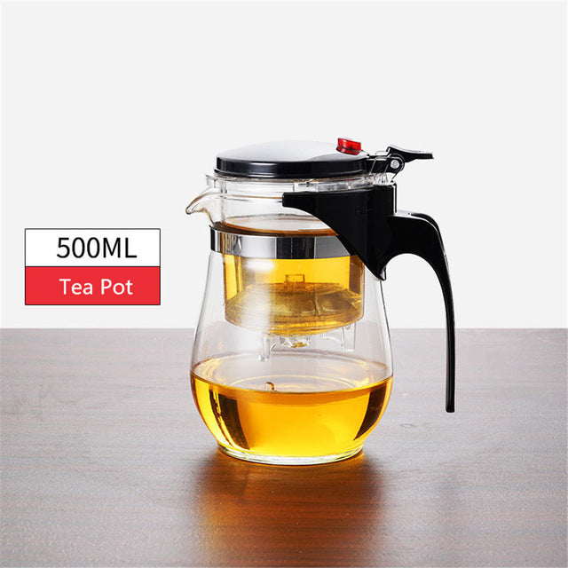 Tea Infuser Tea Set w/6 Cups