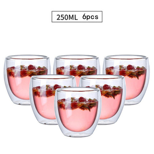 Double Wall Glass Cup