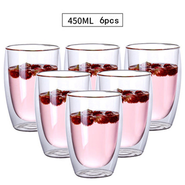 Double Wall Glass Cup