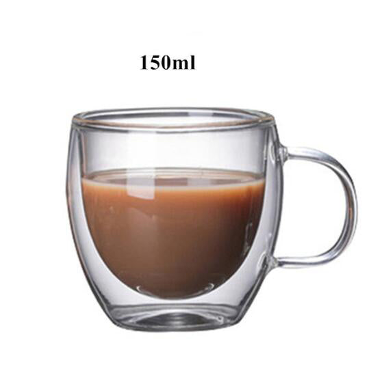 Heat-resistant Double Wall Glass Cup