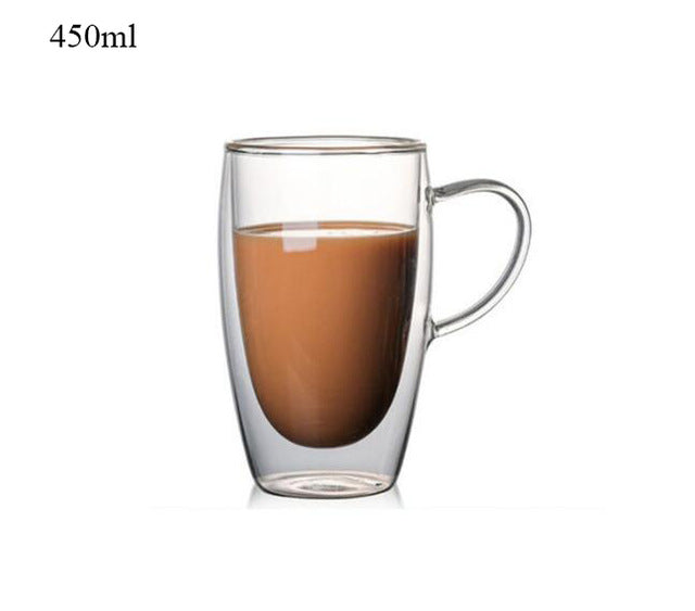 Heat-resistant Double Wall Glass Cup