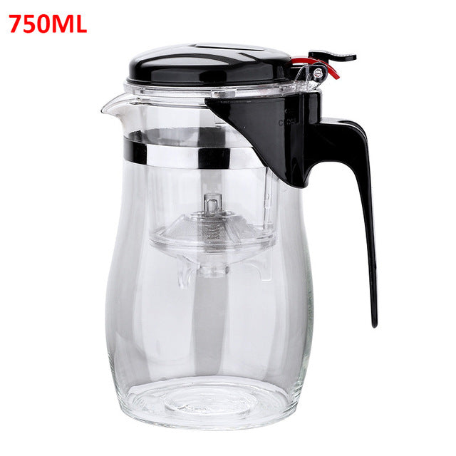 Heat Resistant Glass Teapot With Infuser