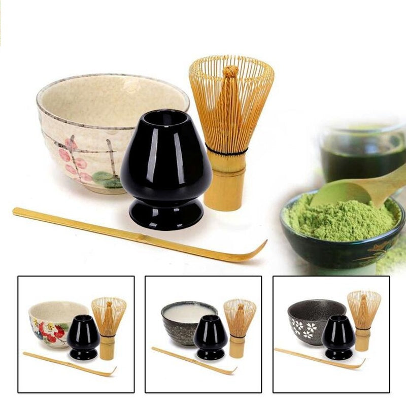 4  in 1 Tea Ceremony Matcha Ceramic Tea Bowl